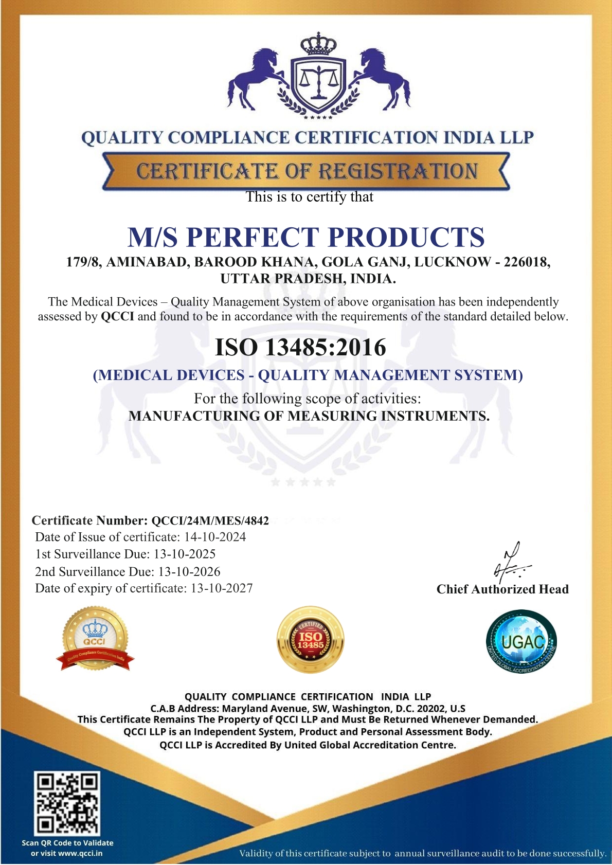 ISO 13485 - Perfect Products